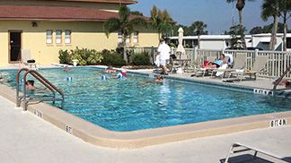 Ridgewood  Mobile Home Park Community Pool